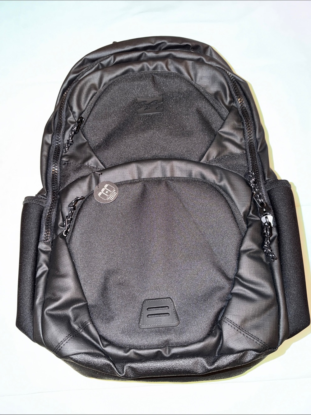 Billabong Black Men's Backpack with Multiple Pockets